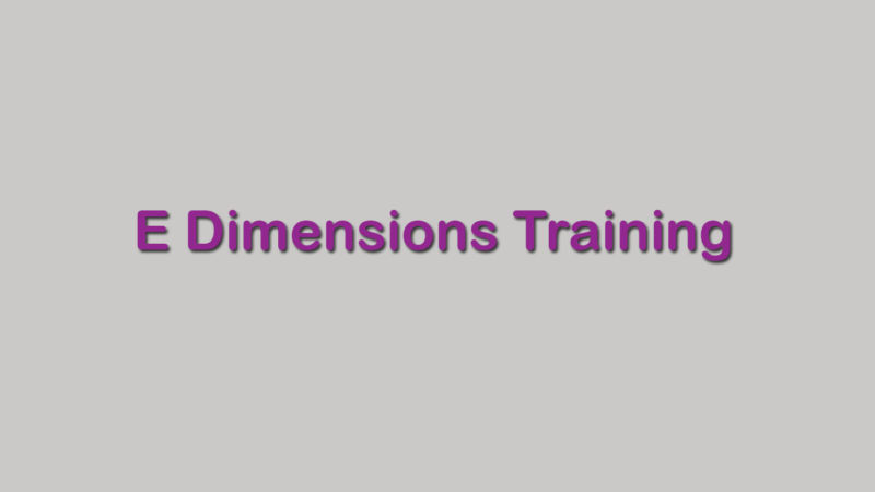 E Dimensions Training