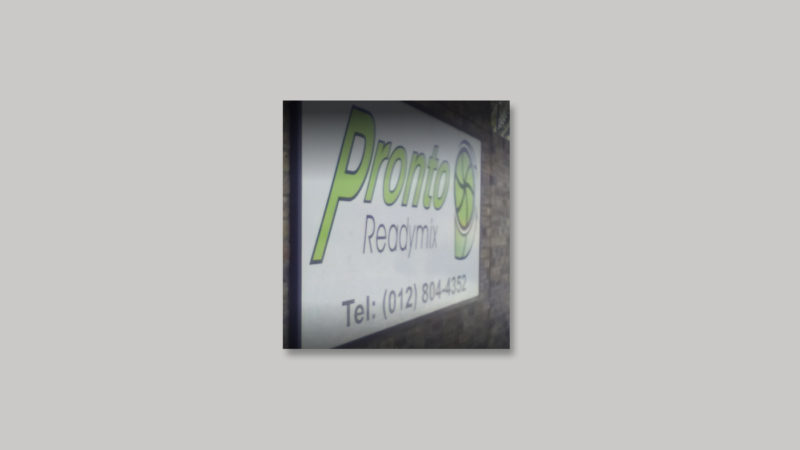 Pronto Readymix Pronto Readymix
