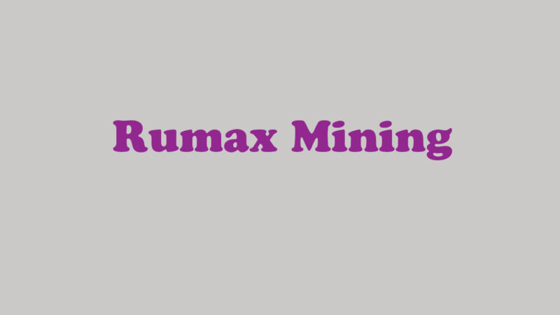 Rumax Mining Rumax Mining