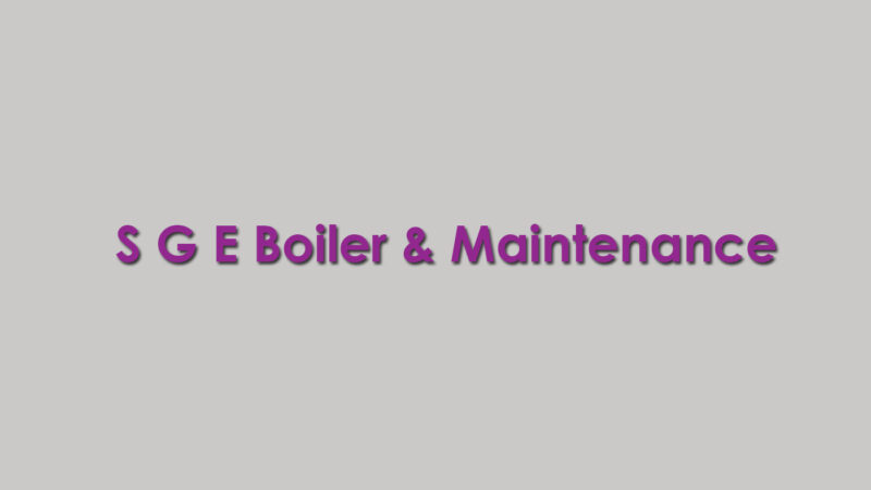 S G E Boiler & Maintenance S G E Boiler & Maintenance